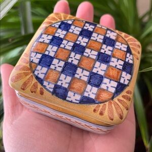 Colorful Ceramic Trinket Box